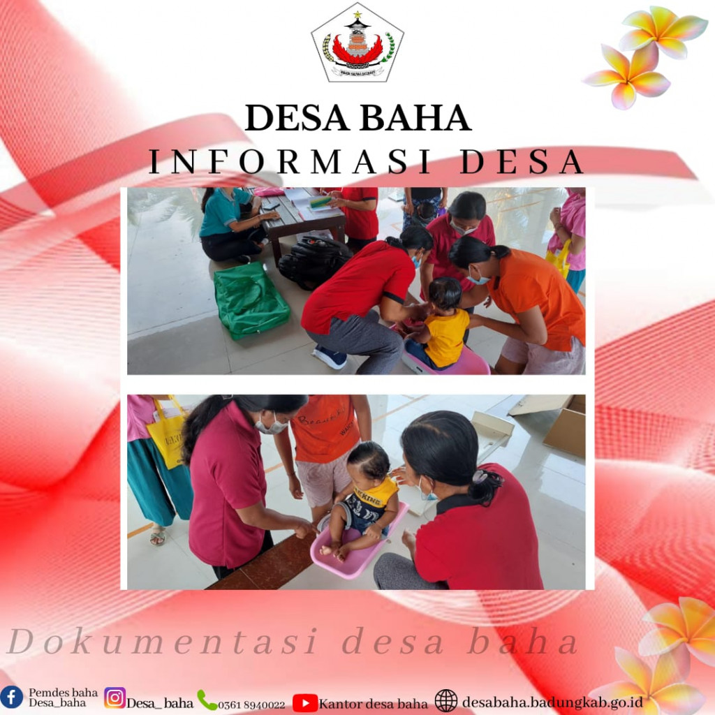 Posyandu Balita Bulan Maret di Wilayah Desa Baha, Kec. Mengwi